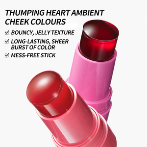 Blush Vegano de Alta Pigmentação para Atacado, Rótulo Privado, Blush Hidratante Rotativo para Lábios e Bochechas, Bastão de Blush em Gel com Efeito Luminoso - Product Image 5