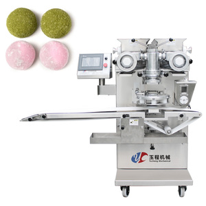 220V automatico motopompa linea di produzione in acciaio inox tre-ripieni di Mochi <span class=keywords><strong>gelato</strong></span> <span class=keywords><strong>biscotto</strong></span> per negozio di alimentari Farm nuovo motore PLC - Product Image 1