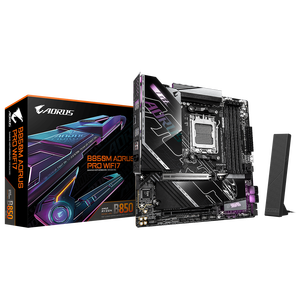 Carte mère de jeu pour ordinateur de bureau GIGA B850M PRO WIFI7 Micro-ATX, carte mère B850 DDR5 AM5, carte mère de jeu B850M AORUS Pr - Product Image 1