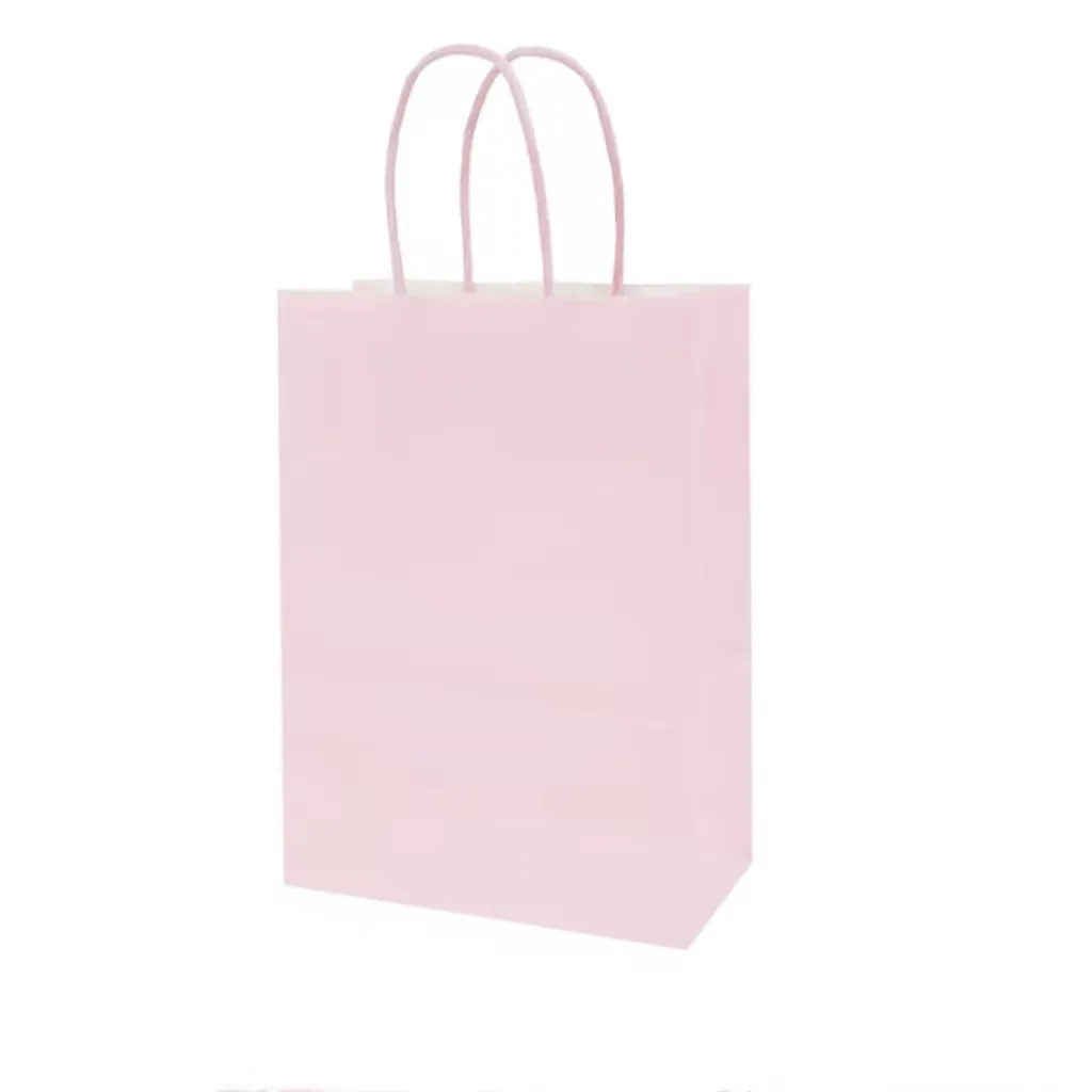 ギフト包装袋カスタム高品質ペーパーバッグクラフト紙印刷安い紙包装クラフトバッグ