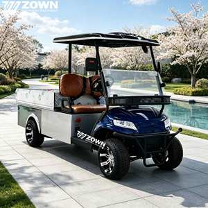 60V Lithium Powered Golf Utility Cart 2 Seat Electric Cargo <b>Buggy</b> Custom Color Available For Golf Course Warehouse Delivery - Product Image 1