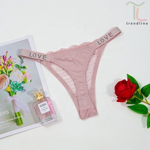 Perizoma in Pizzo Elasticizzato con Scritta LOVE in Strass, Sexy e Maturo, Stile Giapponese per Donne - Product Image 4