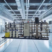 Usine d'osmose inverse 20000 L/Hr Membrane boisson filtrage de l'eau pompe en acier inoxydable Machine de dessalement de récipient à haute pression