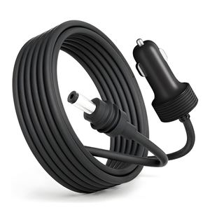 Grosir kustom 16AWG tahan air DC 5521 ke pemantik rokok 12 v-48 V mobil Daya kabel Mini pengganti untuk Starlink Mini - Product Image 3