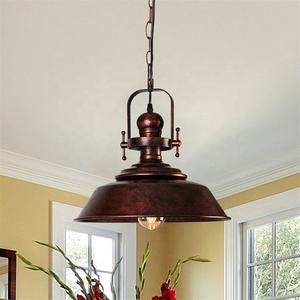 Sunsir SKD Projet Personnalisé Vente en Gros Lustre Rétro Industriel Décoration Intérieure Fer Métal Suspension 110V 220V Loft Light - Product Image 1