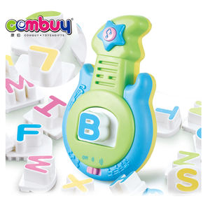 Jouet musical pour enfants, guitare électrique avec <span class=keywords><strong>lettres</strong></span> pour l'apprentissage précoce - Product Image 1