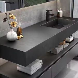 Vasque de salle de bain flottante, design moderne, professionnelle, personnalisée, imperméable - Product Image 4