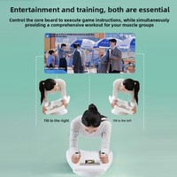 Tabla de Equilibrio Inteligente para Juegos, Material ABS, Entrenador Abdominal Multifuncional, Ejercicio de Fortalecimiento del Core, Uso Doméstico, Capacidad de Carga de 120 kg