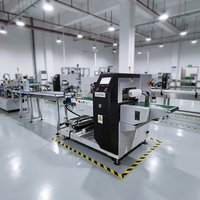 Machine d'emballage horizontale entièrement automatique SZ-280X pour coussins, aliments, produits surgelés, usine industrielle, stable avec plateau, pour l'emballage de Shumai
