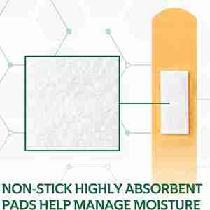 Paquete Variado de Vendajes Surtidos, 320 Unidades, 5 Estilos: Impermeables, Transparentes, de Plástico, Resistentes y de Tela Flexible, Primeros Auxilios - Product Image 4