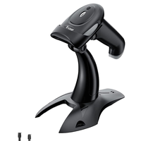 Lecteur de codes-barres 1D 2D QR filaire USB 2.4G, pistolet de numérisation portable, scanner de codes-barres POS en stock
