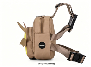 Fashion Pet <b>Dog</b> Backpack with <b>Button</b> Closure Durable Polyester with Snack Bag & Traction Rope for Small Medium <b>Dogs</b> - Product Image 4