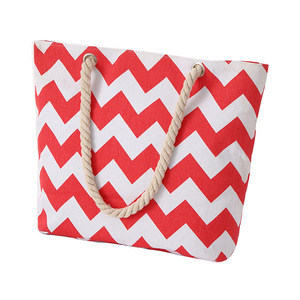 Bolsa de Mano de Lona de Algodón Resistente y Reutilizable Ecológica con Cierre y Logotipo Personalizado para Mujer, Bolsa de Gimnasio Multiusos - Product Image 3