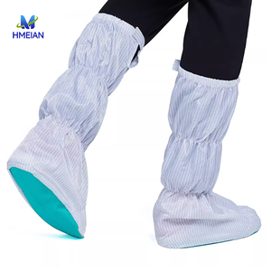 ผลิตภัณฑ์เพื่อความปลอดภัยในอุตสาหกรรมเซมิคอนดักเตอร์  ผ้าคลุมรองเท้าป้องกันไฟฟ้าสถิตย์  แบบใช้ซ้ำได้และซักได้  สำหรับห้องคลีนรูม  ป้องกันการลื่น  ผ้าคลุมรองเท้า ESD - Product Image 4