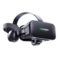 Casque VR le plus récent, lunettes VR 3D avec distance focale réglable, casque stéréo pour téléphone portable Android iPhone, cinéma 3D, jeu