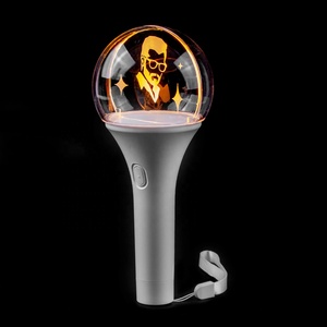 Custom Logo Portable Modern LED Color-Changing Acrylic <strong>Glowing</strong> Ball Party Light <strong>Stick</strong> - Product Image 5