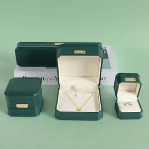 High Quality Pu Leather Gift Package Luxury Jewellery Box Necklace Jewelry Boxes Custom Jewelry Box