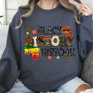 Trasferimento DTF Personalizzato 'La <span class=keywords><strong>Storia</strong></span> Afroamericana è la <span class=keywords><strong>Storia</strong></span> del Mondo' per il Mese della <span class=keywords><strong>Storia</strong></span> Afroamericana - Product Image 3