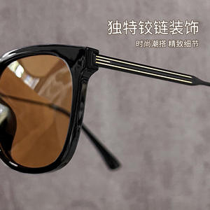 Lunettes de soleil carrées Danyang noires, verres polarisés TAC UV400, unisexe, pour le cyclisme et les voyages, protection solaire haute définition - Product Image 3