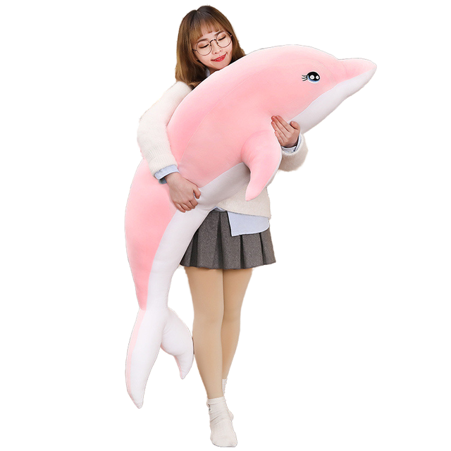 Wholesale Stuffed Plush Toys Creative New Dolphin Plush Toy Pillows Super Cute Best Children Gift Ocean Stuffed Animal Toys
