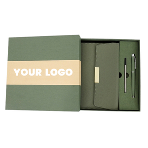 Hộp quà tặng với bút Cá nhân hoá tùy chỉnh trường học Nguồn cung cấp A5 kế hoạch Tạp Chí Nhật Ký ban nhạc đàn hồi PU da giấy bìa máy tính xách tay - Product Image 1