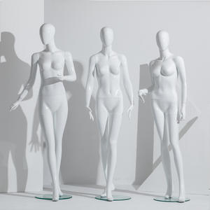 Maniquí Femenino de Exhibición de Fibra de Vidrio al por Mayor, Maniquí de Cuerpo Completo a la Moda para Mujer - Product Image 4