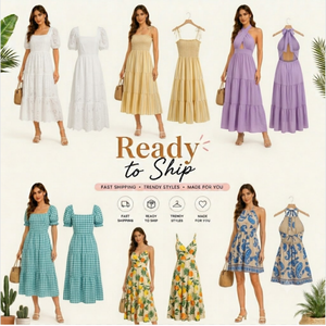 Vestido Ajustado de Cintura Alta Estilo Coreano, Vestido de Verano para Mujer, Paquete Surtido Aleatorio, Hecho en China, Modelo 2026.4 - Product Image 1