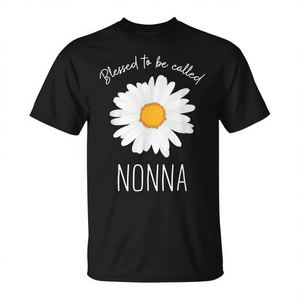 Camiseta Blessed To Be Called Nonna Daisy Flower, regalo para el día de la madre - Product Image 2