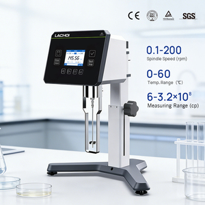 Viscosímetro rotacional de instrumento de laboratorio LACHOI con pantalla a color de 3,5 ''para prueba de muestras de viscosidad regular - Product Image 1