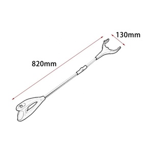 Venta al por mayor agarrar basura <span class=keywords><strong>picker</strong></span> telescópica de herramienta de mano alargado de aleación de aluminio de basura clip / extractor - Product Image 3