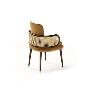 <span class=keywords><strong>Chaise</strong></span> pivotante rembourrée en tissu avec pieds en acier chromé Chaises de bar modernes - Product Image 6