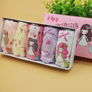 Sous-vêtements pour filles, culottes en coton doux pour bébés, série fantaisie pour enfants, culottes assorties - Product Image 2