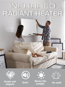Calentador Infrarrojo de Carbono Portátil Independiente con Termostato Ajustable, Control por Aplicación, Cobertura de 40-120 pies cuadrados, Clase de Eficiencia Energética Metal - Product Image 6