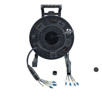 Carrete de cable de fibra óptica ABCCABLS de alta velocidad Modelo TCELC Resolución de 1080p Funda de TPU blindada de modo único Núcleos múltiples