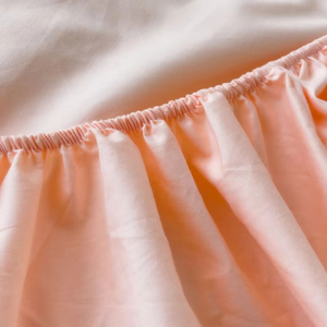 Bộ đồ giường cao cấp 100 _ Bộ Ga trải giường vải <span class=keywords><strong>cotton</strong></span> Ai Cập 400TC Bộ Ga trải giường 4 _ 6 tấm ga trải giường phẳng kèm vỏ gối đôi Nữ Hoàng - Product Image 5