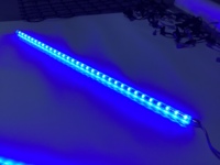 Barre lumineuse LED flexible à rotation 360 degrés, effet météore, DC 12/24V, IP65, étanche, RGB, pour usage décoratif extérieur