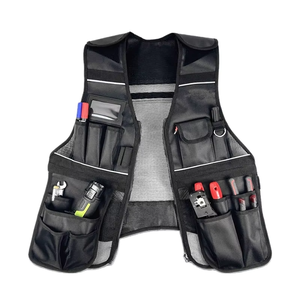 Chaleco de Construcción Universal para las Cuatro Estaciones, Ropa de Seguridad Reflectante, Bolsa de Almacenamiento de Herramientas, Hecho de Nailon Resistente para Obras de Construcción al Aire Libre - Product Image 1
