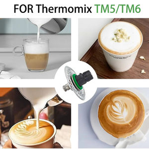 Lame de mixeur électrique en acier inoxydable 304, pièce de rechange pour fouet à lait, compatible avec l'outil T-hermomix <span class=keywords><strong>TM5</strong></span> Vorwerk - Product Image 5