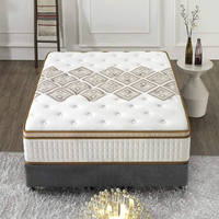 10/12 Zoll Dicke Umweltfreundliche Moderne Hybrid-Matratze Hochdichter Schaumstoff Kühlgel-Memoryschaum für Schlafzimmer Hotel Apartment Nutzung
