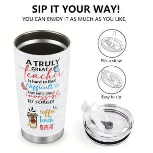 Vaso de Viaje Portátil de Acero Inoxidable de 30 oz para Pascua, Vaso Espumador de Vacío Irrompible con Pulverizador de Plástico - Product Image 3