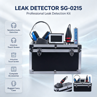 Detector de Fugas de Agua SG-0215 de Alta Sensibilidad para Tuberías Subterráneas, para Trabajos de Inspección de Plomería