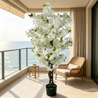 Nouvelles décorations et fournitures de mariage, arbre à fleurs de cerisier artificiel, fleurs artificielles, décoration extérieure et intérieure, jardin, hôtel, bar, bureau, maison