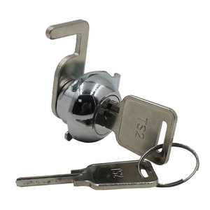 Venta al por mayor 213C-9 personalizado polvo revestido puesto cajas cierre cam con clip dos llaves - Product Image 2