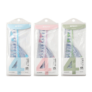Juego de reglas Chenguang, regla triangular de 15 cm, material escolar para uso escolar - Product Image 2