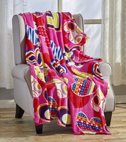 Nouveau design personnalisé de couvertures en peluche douces et confortables avec impression de cœurs Confession de la Saint-Valentin en flanelle de vacances en polaire Vente en gros