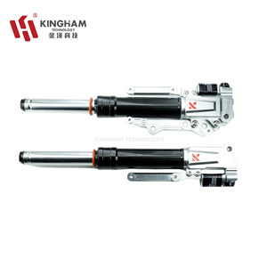 โช้คอัพ KINGHAM CNC สำหรับมอเตอร์ไซค์ โช้คอัพหน้าสำหรับ YAMAHA <span class=keywords><strong>NMAX</strong></span> ระบบกันสะเทือนมอเตอร์ไซค์ อะลูมิเนียมแบบกำหนดเอง OEM - Product Image 4