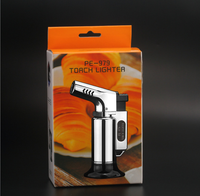 Trois droites grande torche de soudage pistolet Barbecue cuisine briquet Camping extérieur allume-cigare