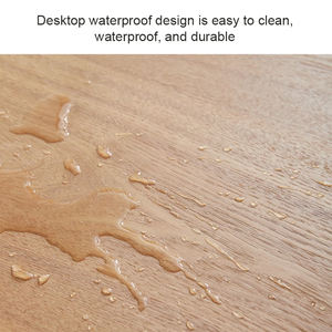 Table <span class=keywords><strong>de</strong></span> travail et <span class=keywords><strong>de</strong></span> salle à manger avec plateau en MDF imperméable, matériau <span class=keywords><strong>de</strong></span> panneau durable, <span class=keywords><strong>pieds</strong></span> en bois avec embouts <span class=keywords><strong>de</strong></span> protection, tables <span class=keywords><strong>de</strong></span> salle à manger - Product Image 3