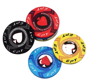 Fichas de Cerámica Personalizadas de Fábrica de 10g, Fichas de Póker EPT de 39mm, Alta Calidad de <span class=keywords><strong>Casino</strong></span>, Cualquier Diseño Personalizable para Juegos de Apuestas - Product Image 2