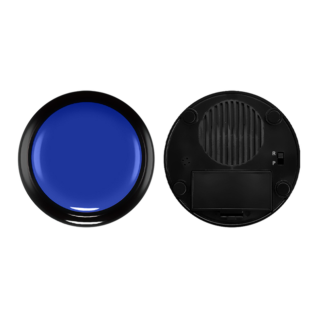 Programmable Sound Button with LED Recordable Push Talking Box for Pet Training Game and Home Party Fun